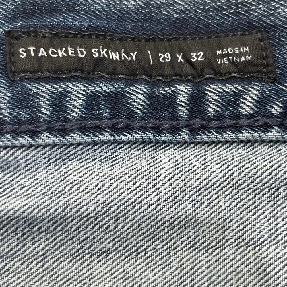 PACSUN Vertical Stretch Stacked Skinny Jeans